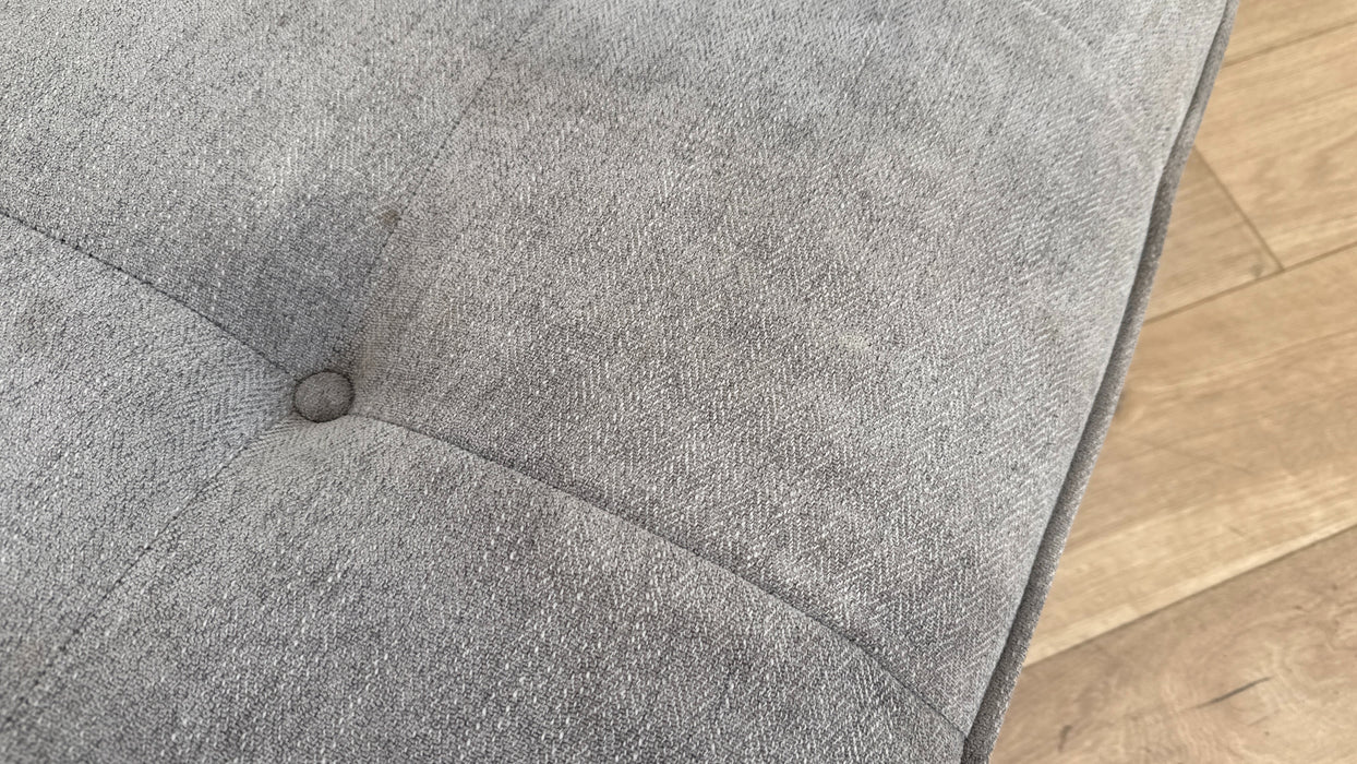DFS Fabric Bench Footstool in Charcoal