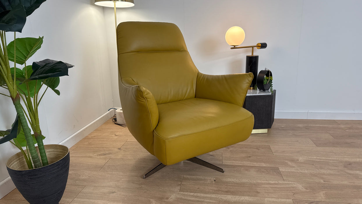 Sample Leather Swivel Chair