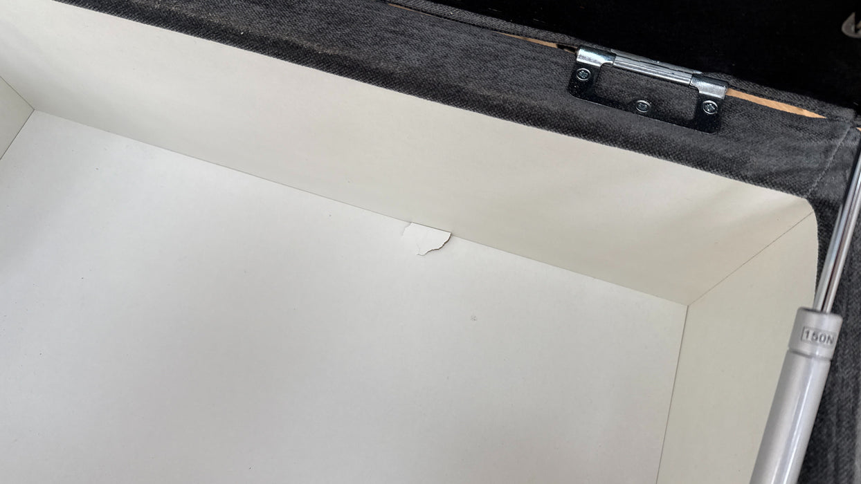 Sofology Brixton Storage Footstool in Soft Chenille Slate