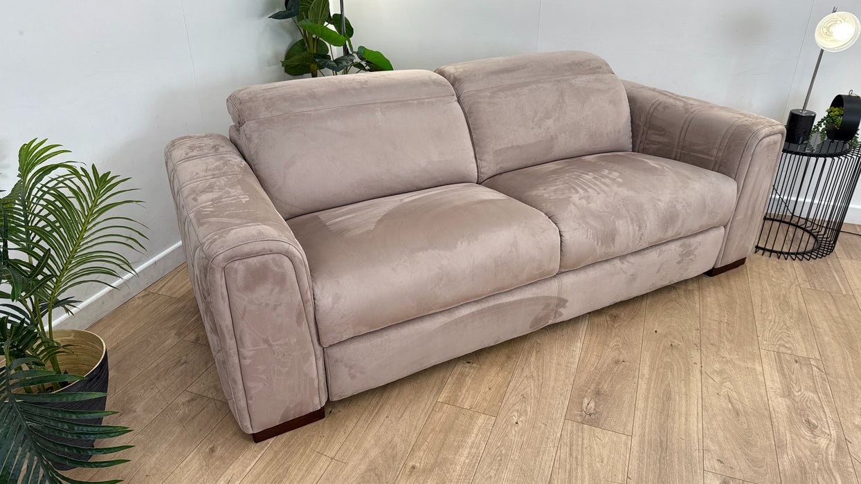 Sofology The Mason 3 Seater Fabric Sofa in Lifestyle Plush Nutmeg