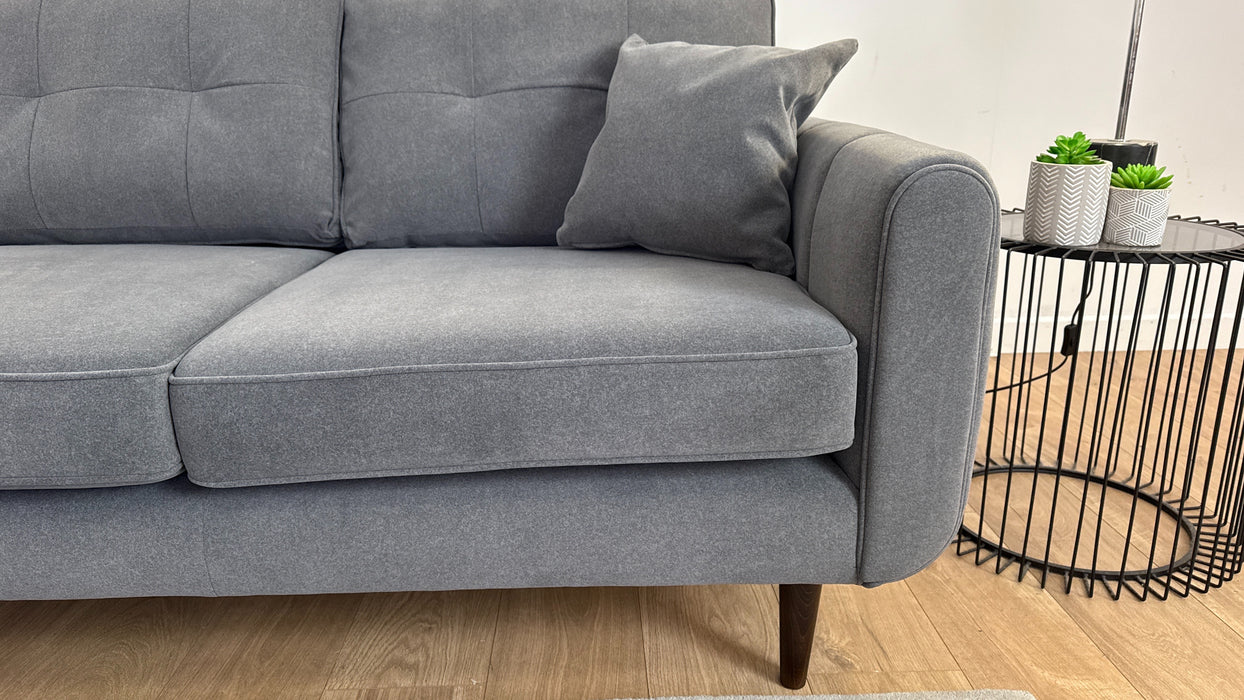 Islington 2 Corner 2 - Fabric Sofa - Nordic Grey All Over