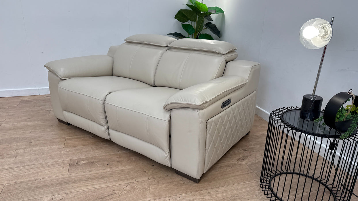Sofology The Benz 2 Seater Recliner Sofa in Trusty Sheen Bone China