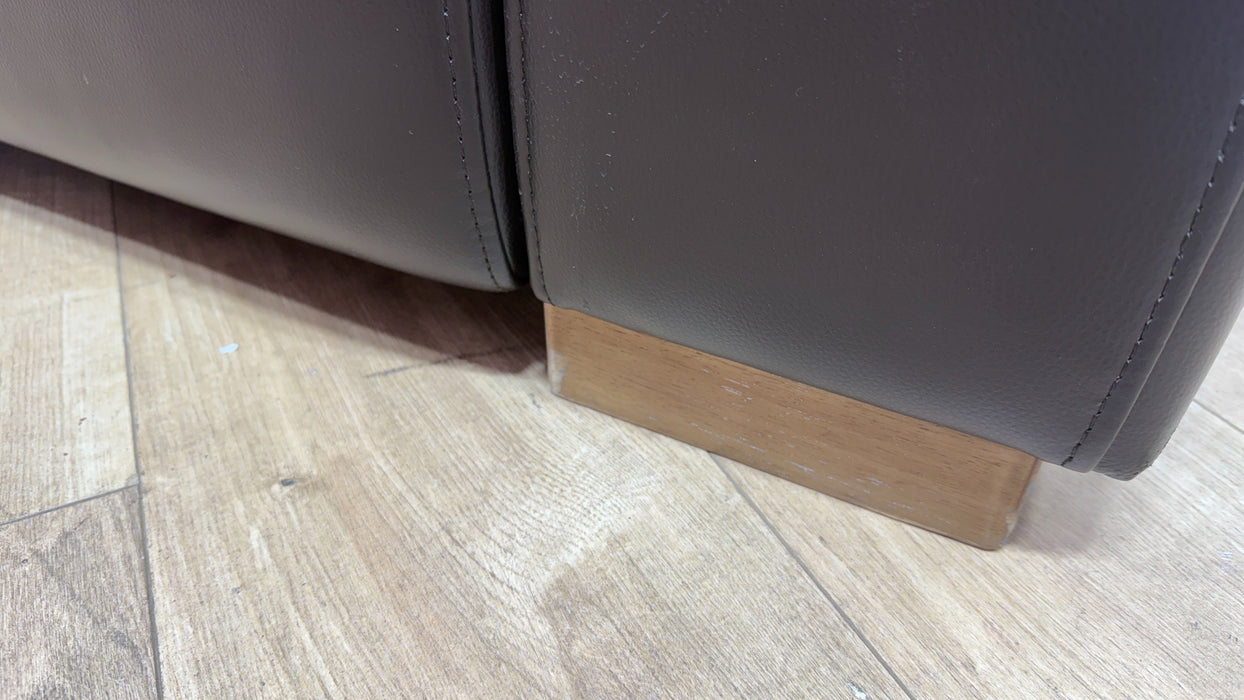 DFS Premiere Leather Chair in Brown