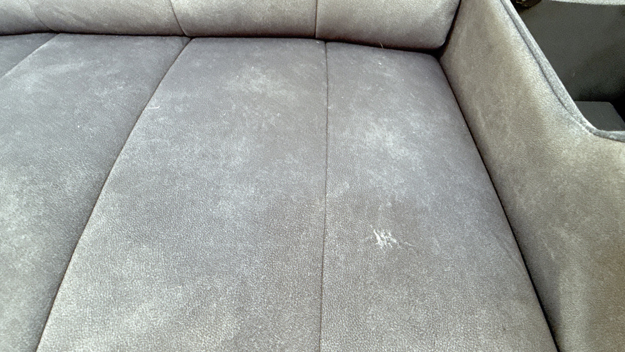 Sofology Paramount Fabric 2.5 Seater Console Power Recliner/Headrest Speakers in Lifestyle Flecked Anthracite