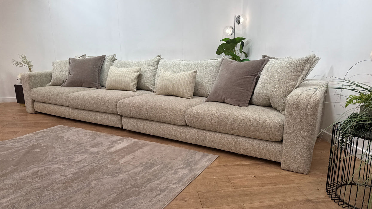 Sofology Cove Fabric Grande in Artisan Chenille Ecru Mix