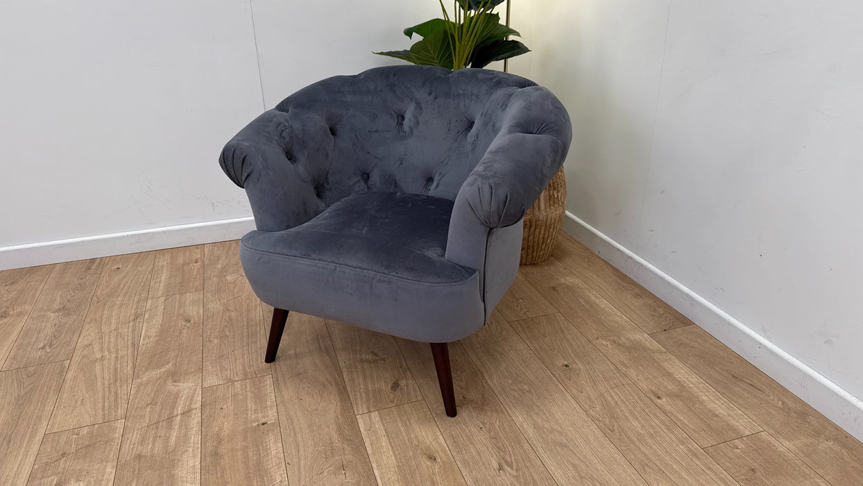 DFS Belair Accent Chair in Denim