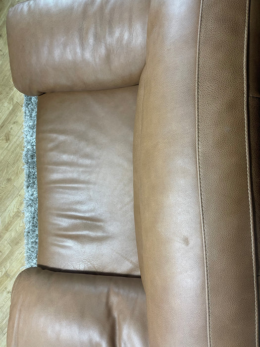 Santino Leather Loveseat - Apollo Tan (WA2)