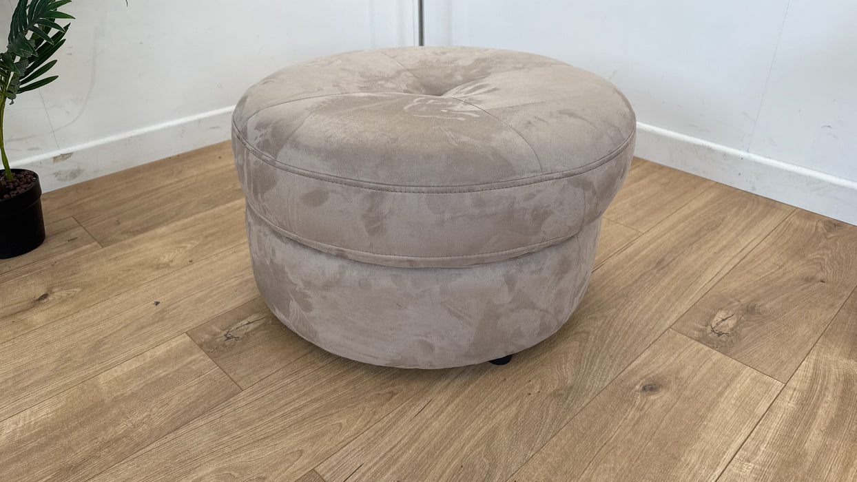 Cadenza - Fabric Storage Footstool - Nutmeg