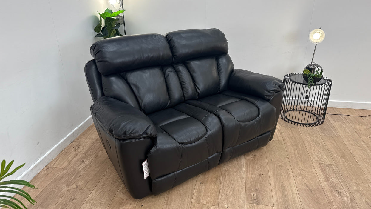 DFS Supreme Recliner 2 Seater in Black