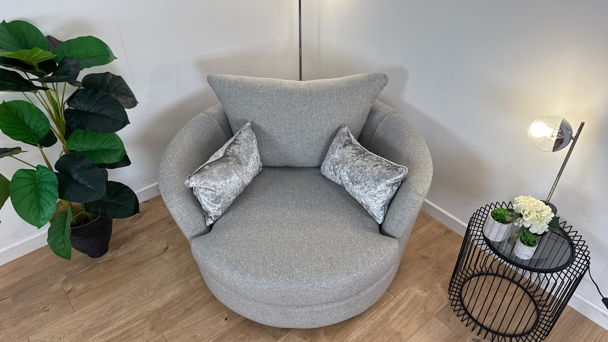 Topham Fabric Swivel Chair