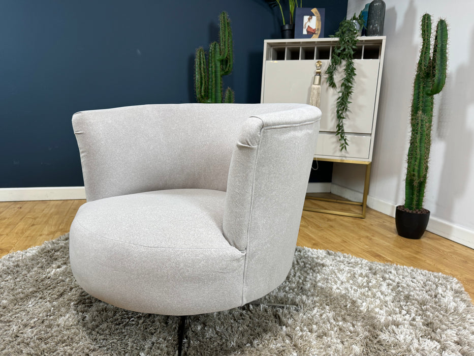 Islington Swivel Chair Nordic Mink Fabric (WA2)