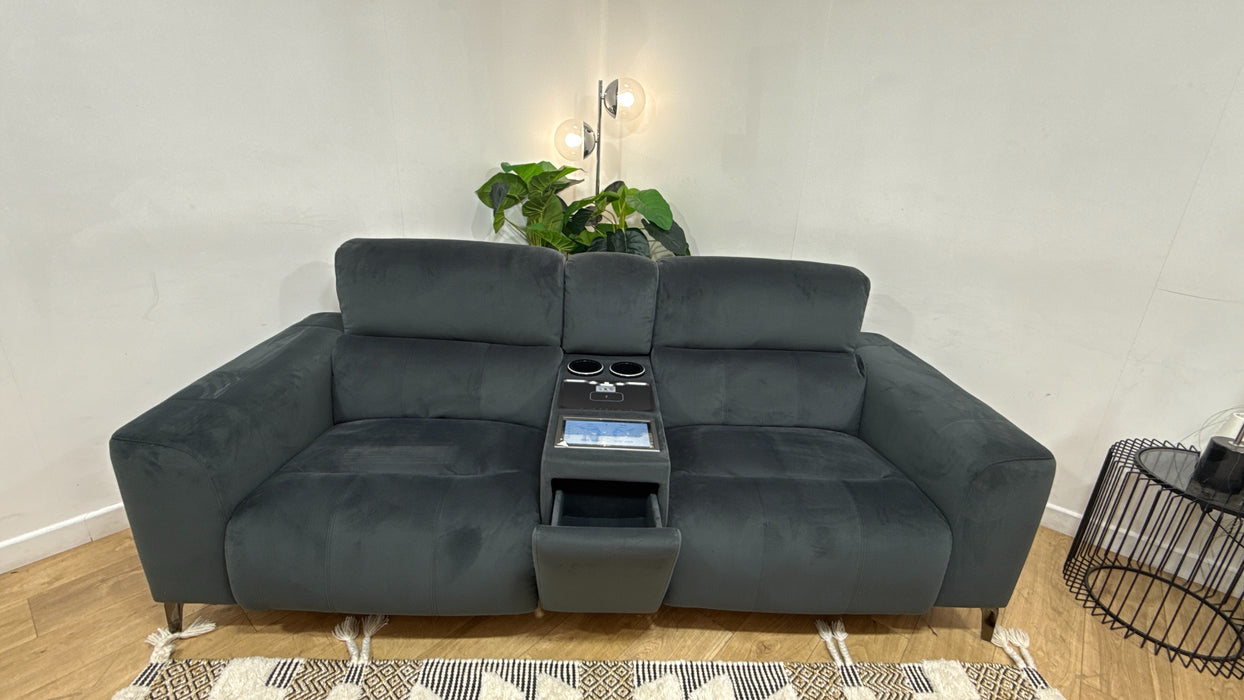 DFS Visionary Large 2 Seater Power Plus Recliner/ Headrest/ Heated Seats