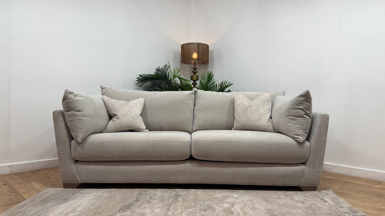 Sofology Tallulah Fabric 3 Seater in Soft Chenille Linen Mix