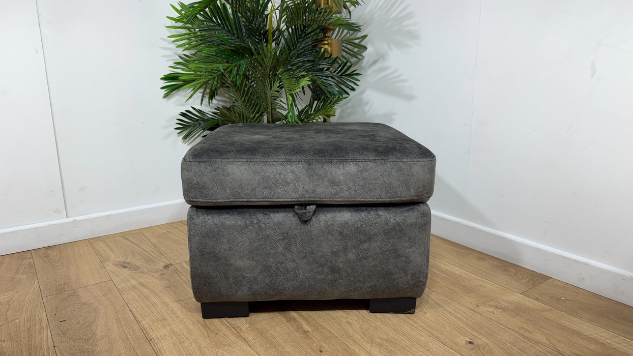 DFS Trek Storage Footstool in Grey