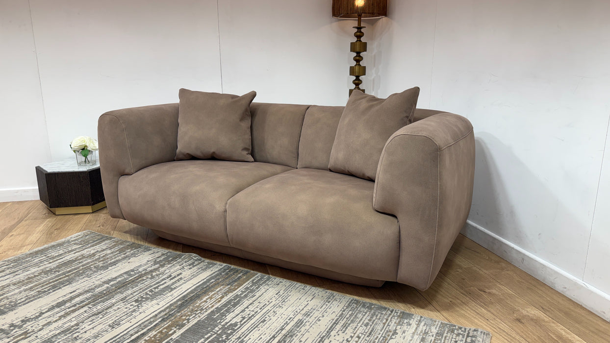 Sofology Nuvole Fabric 2 Seater in Lifestyle Mottled Latte