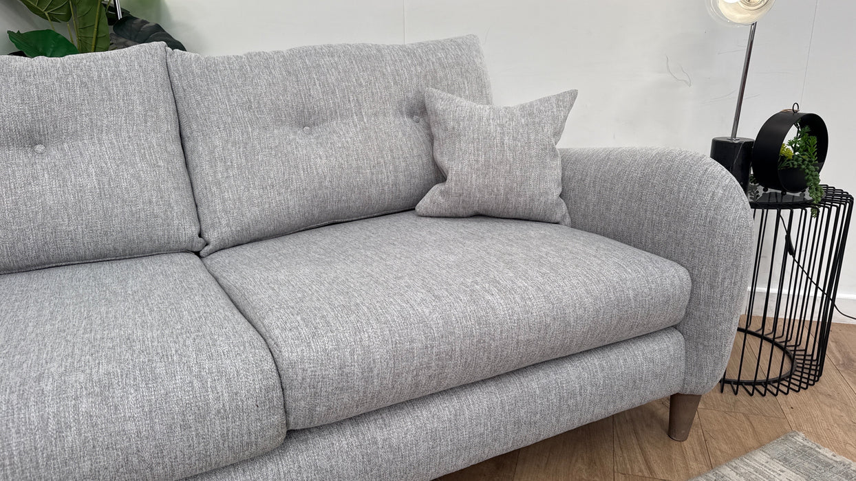 Sofology Ambleside Fabric 3 Seater in Capital Light Grey