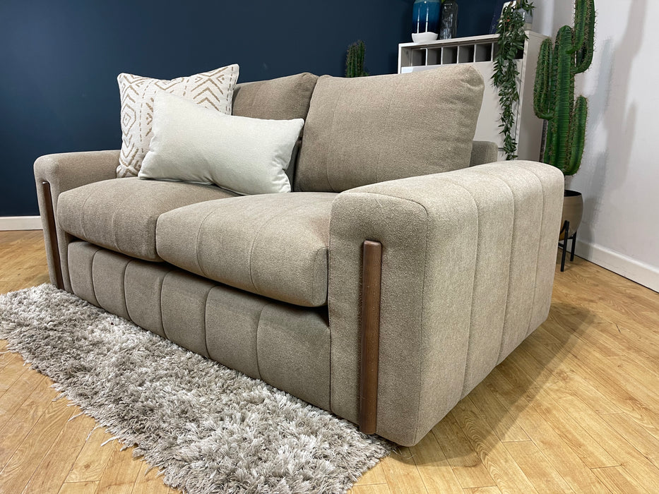 Soho 2 Seater Sofa Micro Boucle Mink / Natural Mix Fabric (WA2)