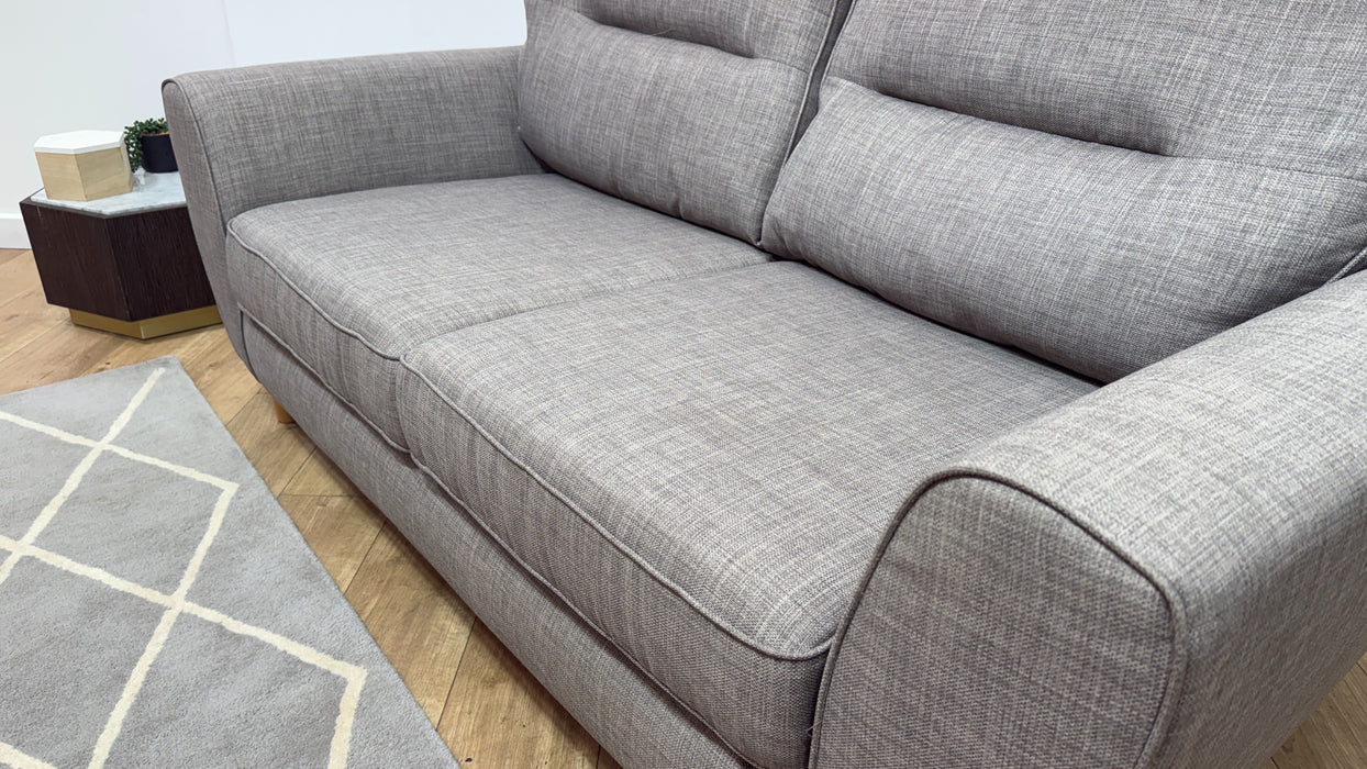Sofology Hetty Fabric 2 Seater Full Back in Linoso Slate