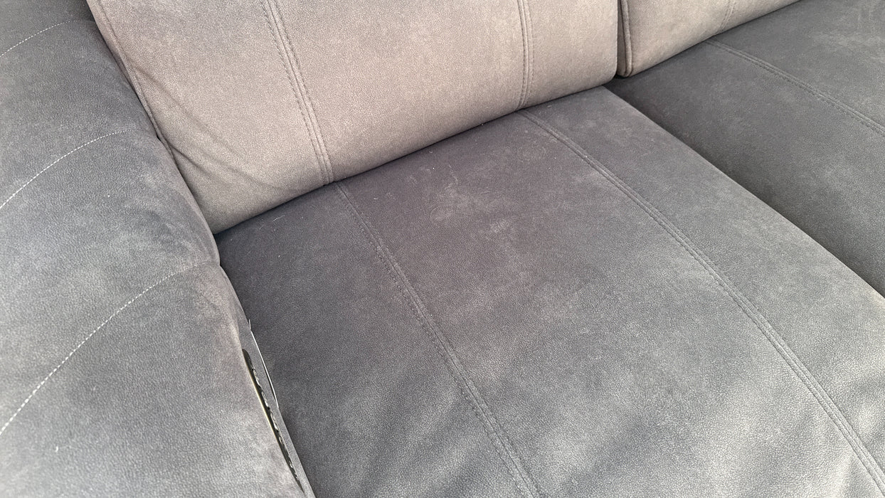 Sofology Allure Fabric 2 Seater Power Recliner & Power Headrest