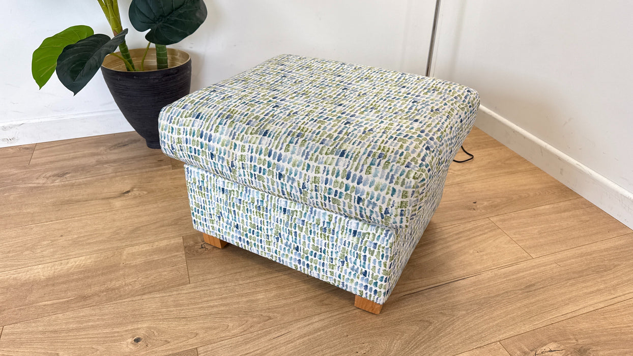 Layla - Fabric Footstool  -