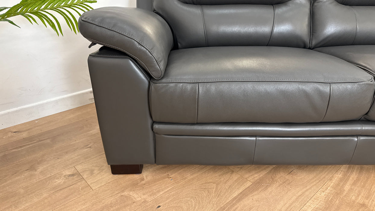 Laiken 3 Seater Leather Sofa