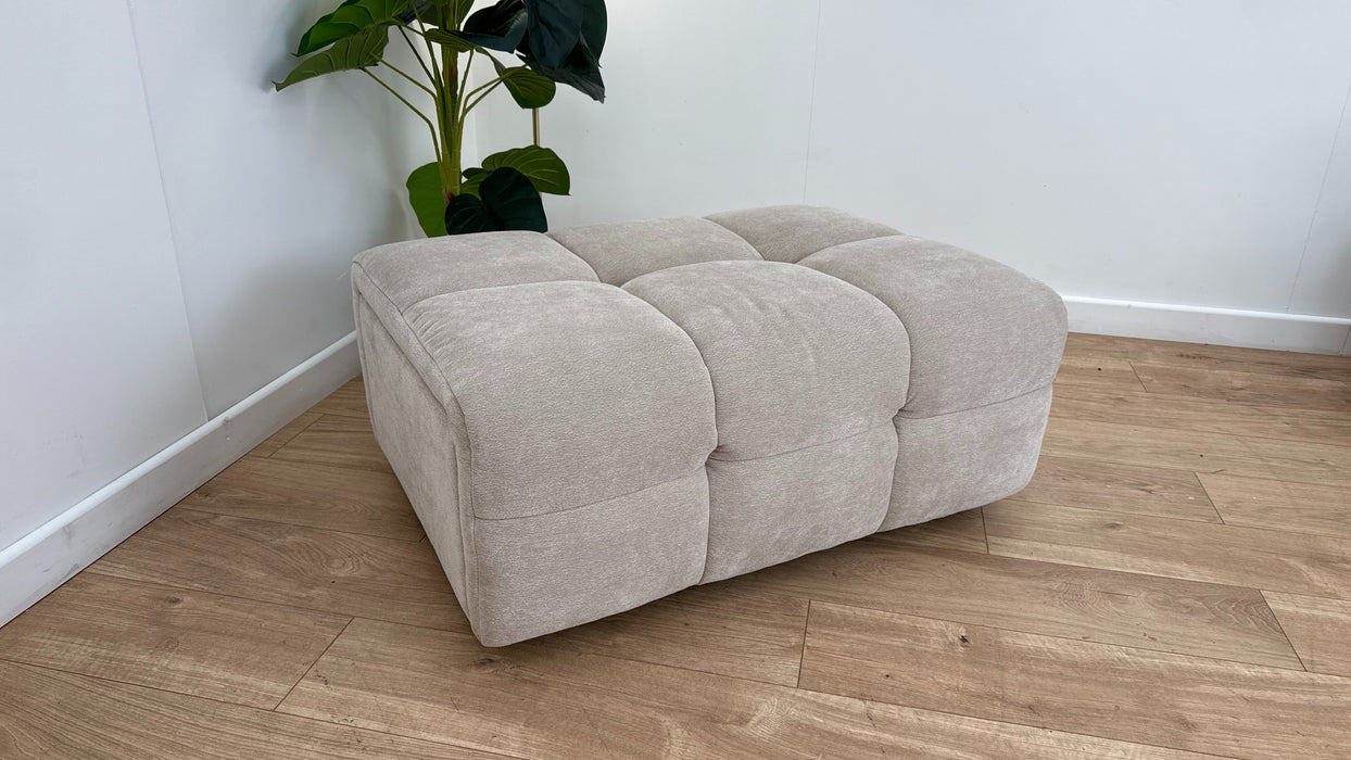 Sofology The Lunar Fabric Designer Footstool	 in Mocha