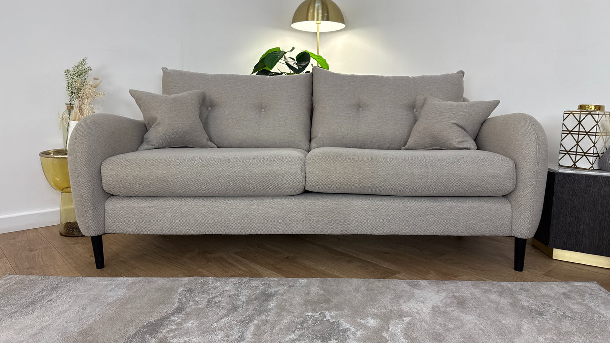 Sofology Ambleside Fabric 3 Seater in Bentley Taupe