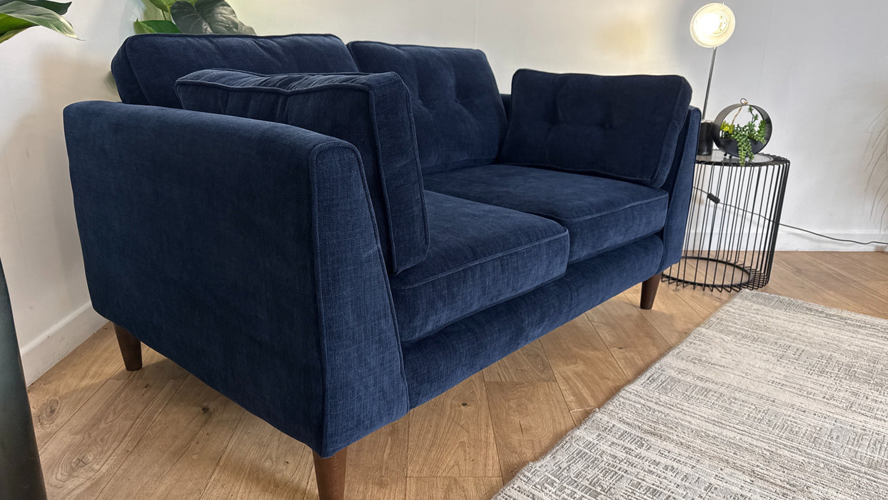 Sofology Cricket Fabric 2 Seater in Navy All Over