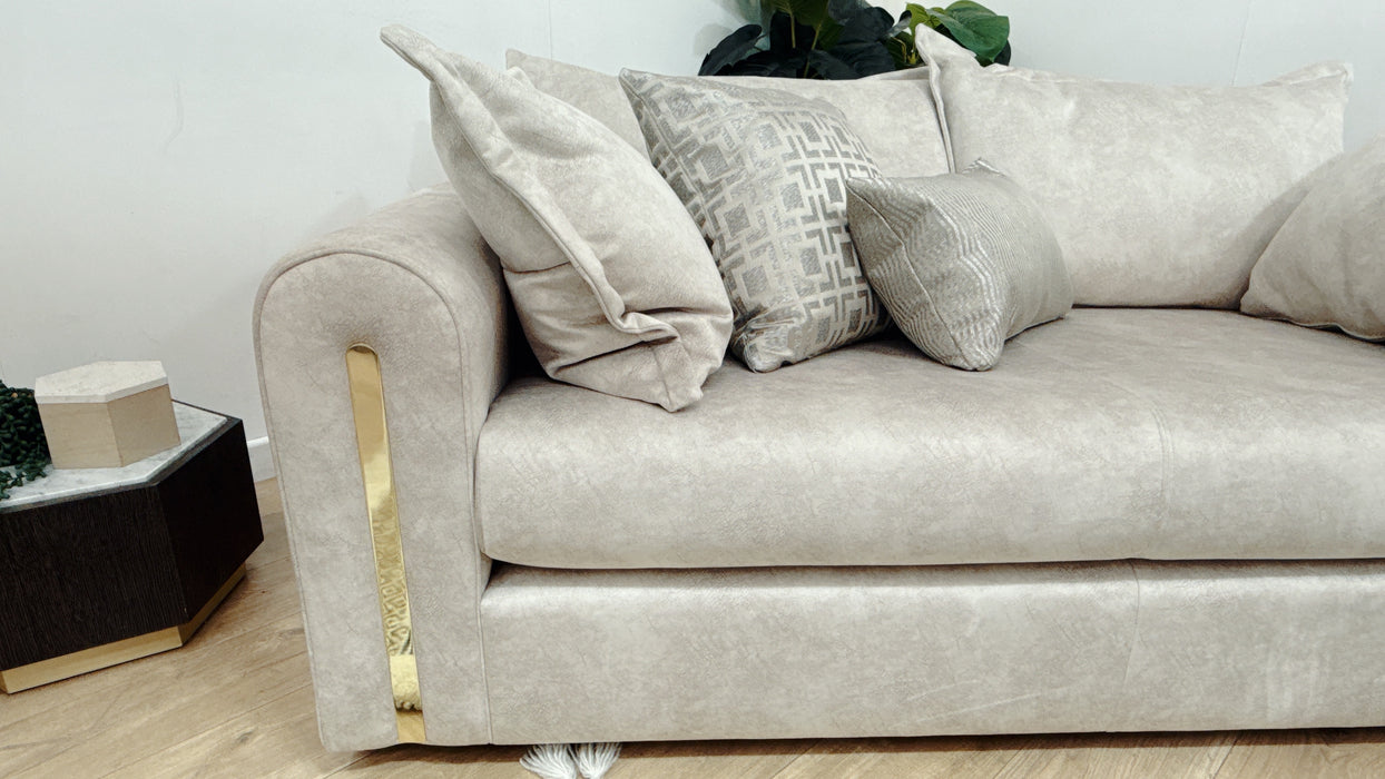 Sofology Savoy Fabric 2 Seater in Lifestyle Dapple Fabric Marble Mix