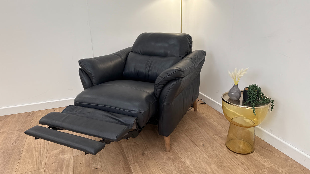 Backley Leather Power Recliner Chair