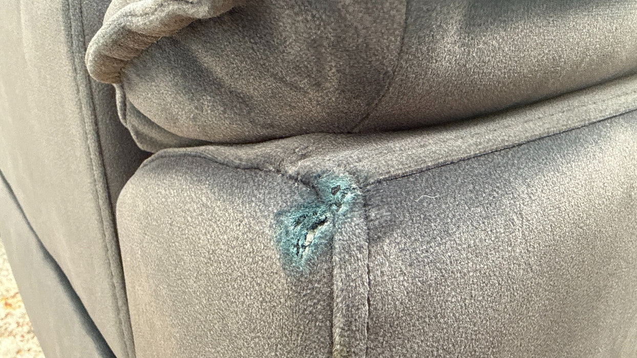 Sofology Hugo Fabric 2.5 Seater Power Recliner/Headrest in Lifestyle Flecked Anthracite