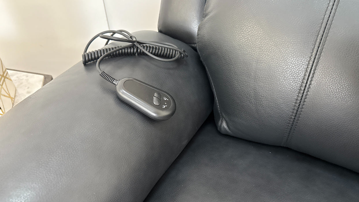 Sofology The Gracie Leather Rise & Tilt Chair in Trusty Sheen Jet Black