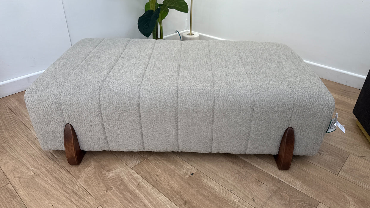 Sofology The Marble Arch Footstool in Pebble All Over