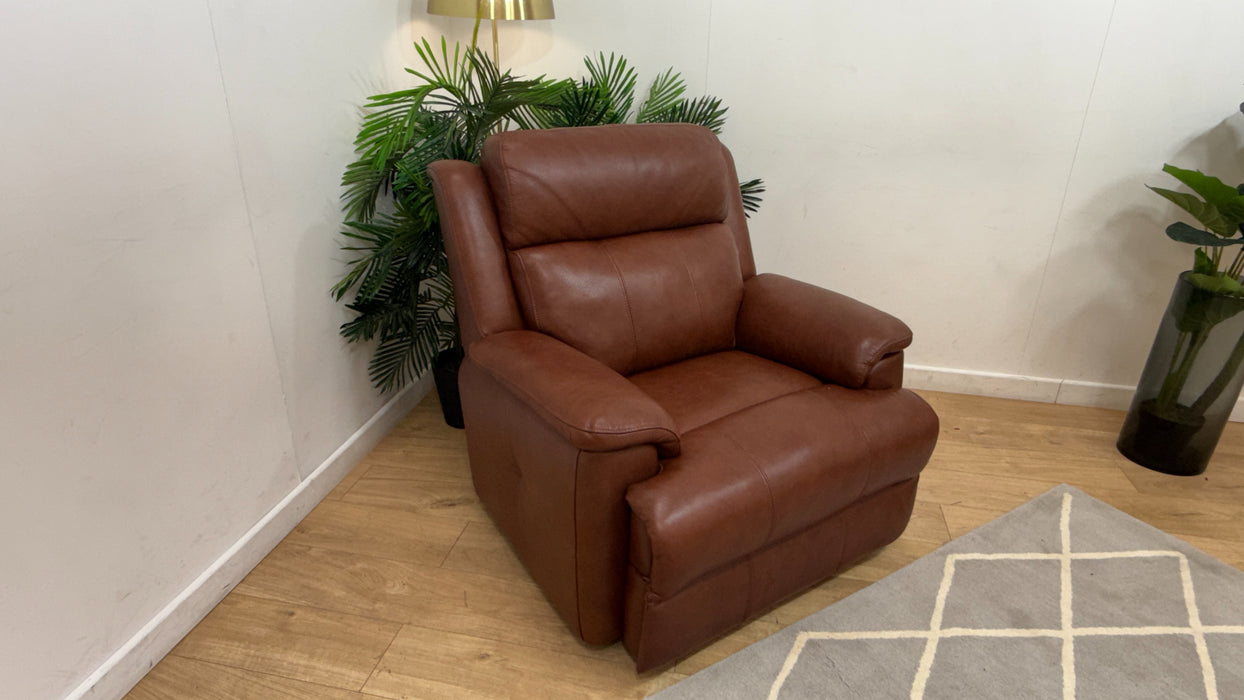 Sofology Gracie Leather Chair in Trusty Sheen Butterscotch