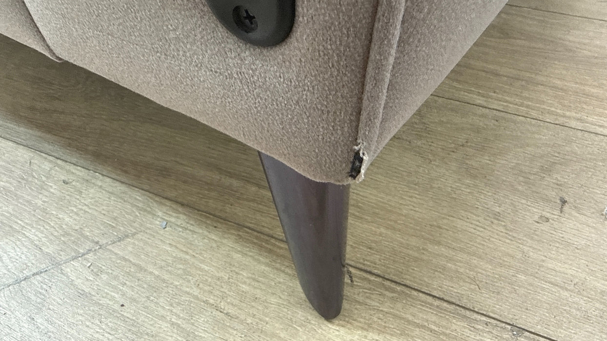 Sofology Bailey Fabric Chair Power Recliner in Lifestyle Flecked Nutmeg