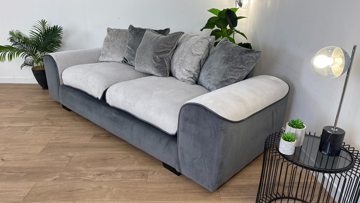 Squish 4 Seater Fabric Sofa