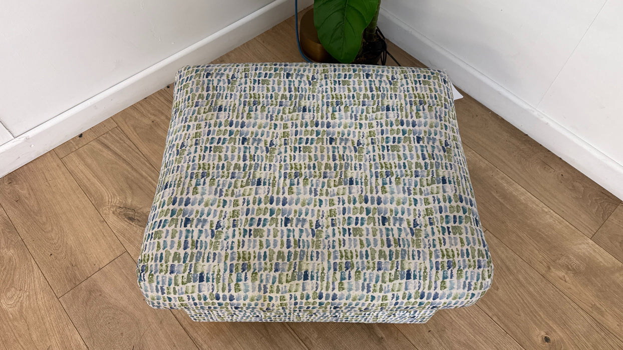 Sofology The Layla Fabric Storage Footstool in Novak Ocean