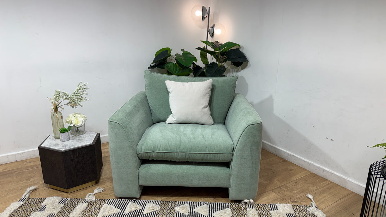 Sofology The Ziggy Fabric Chair in Eucalyptus Mix