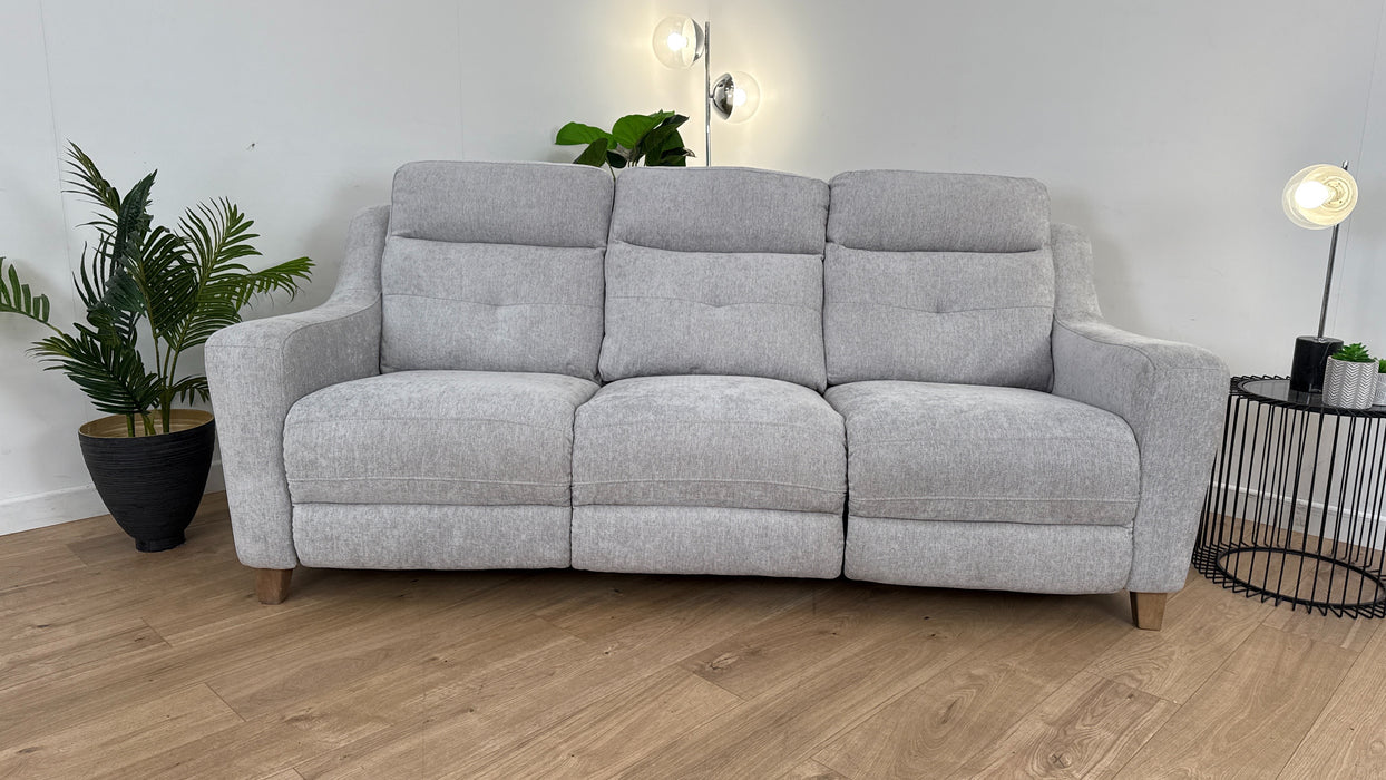 Martock 3 Seater Fabric Power Recliner Sofa