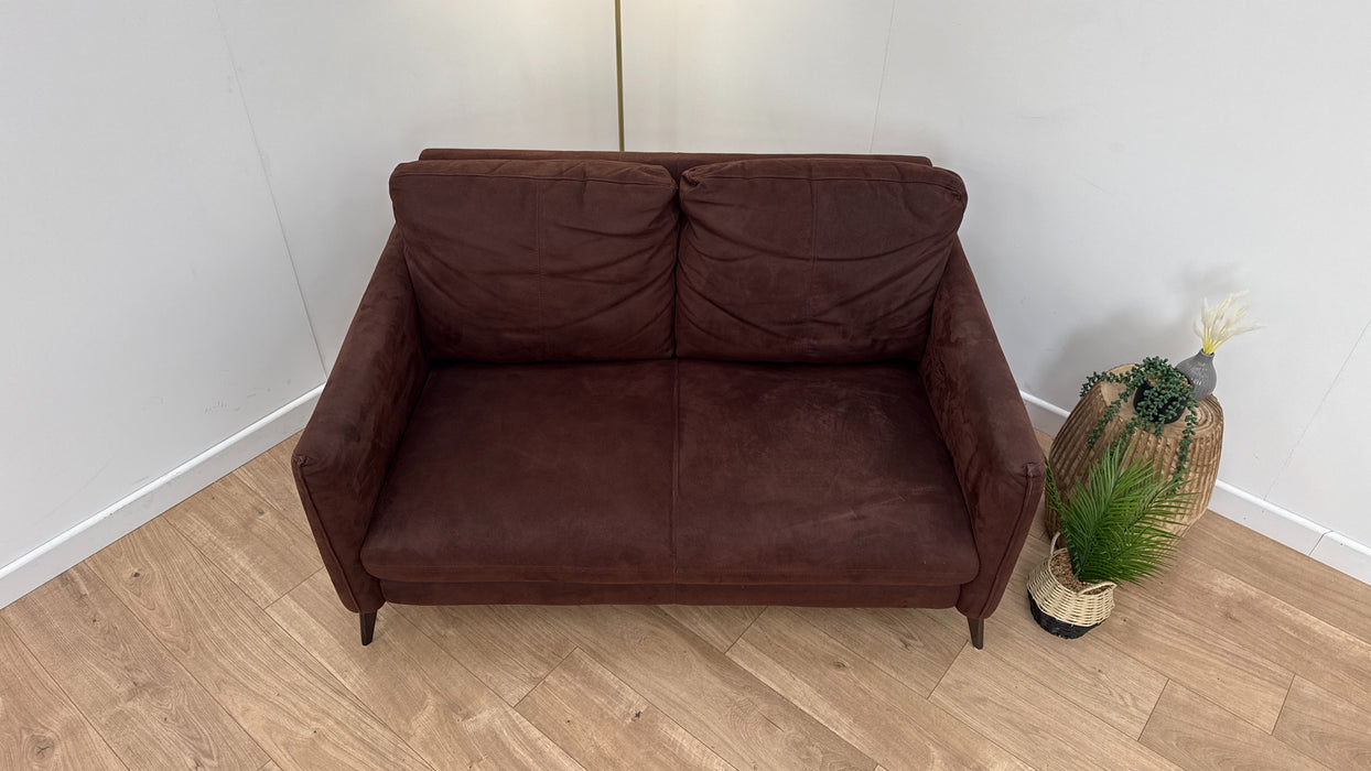 Abruzzo 2 Seater - Fabric Sofa - Aspen Dark Chocolate