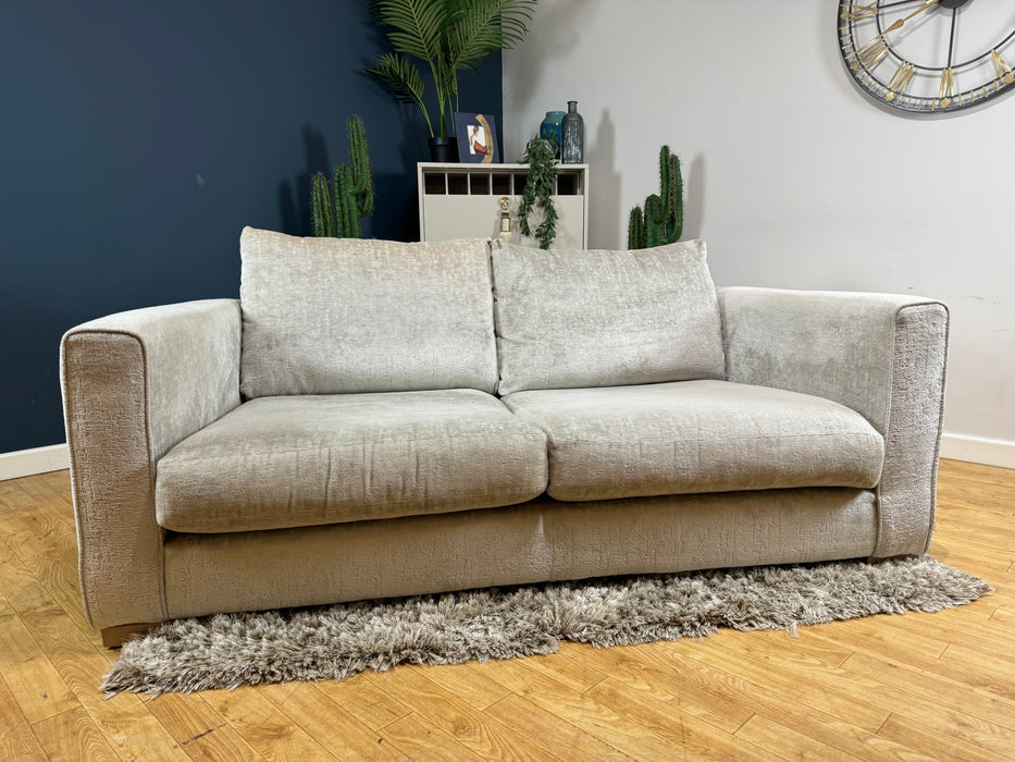 Majestica Fabric 2 Seater Plain Silver (WA2)