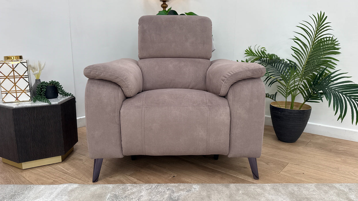 Sofology Fabric Recliner Chair in Nutmeg