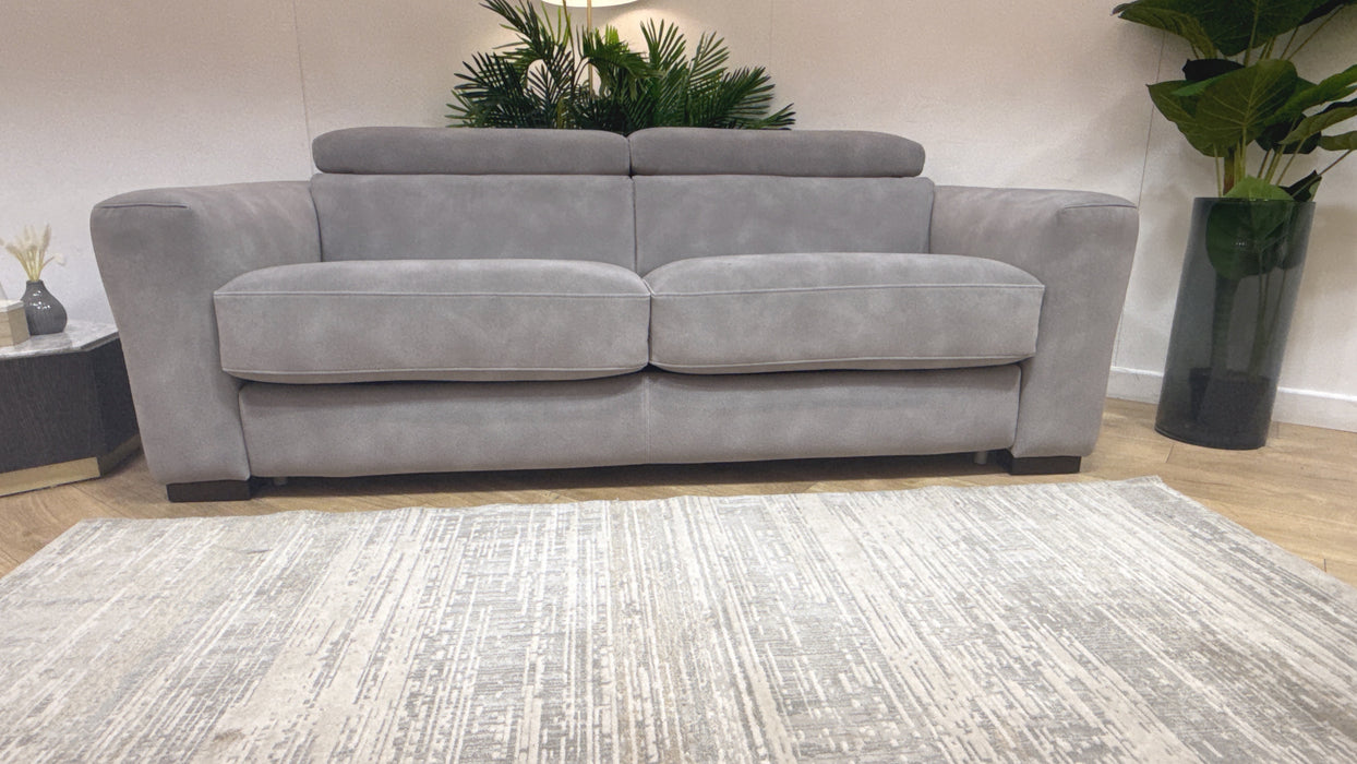 Sofology Metropolitan Fabric 3 Seater Sofabed in Lifestyle Mottled Dove