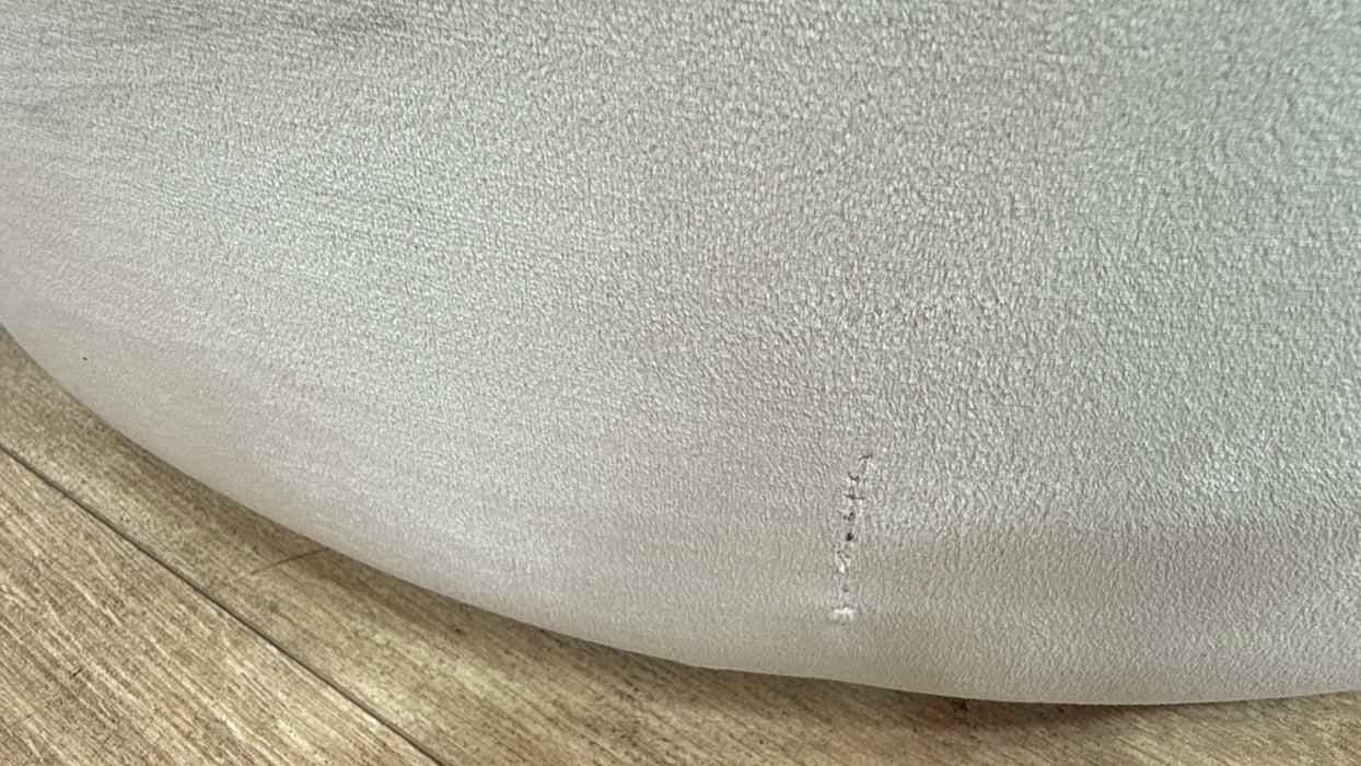 Sofology The Fitzrovia Fabric Accent Swivel Chair in Matt Velvet Stone Without Trim