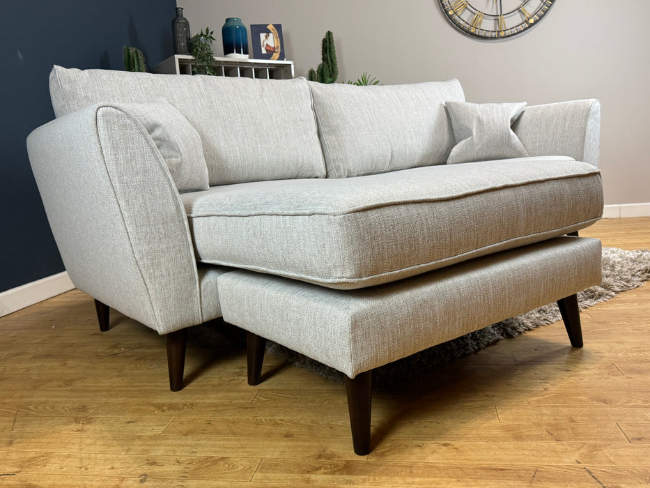 Keswick Fabric 4 Seater Chaise Split - Capital Ecru (WA2)