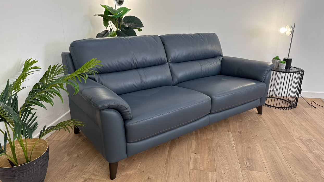 Chilton 3 Seater Leather Sofa