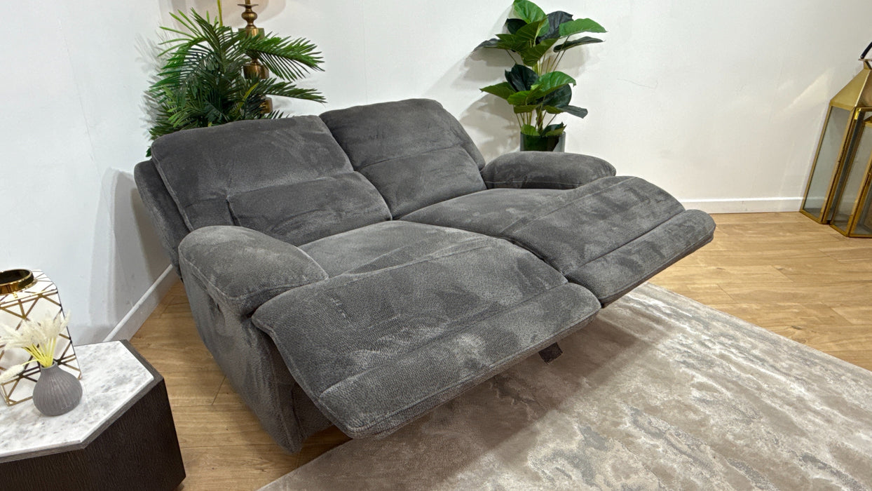 DFS Mallow 2 Seater Power Recliner in Grey