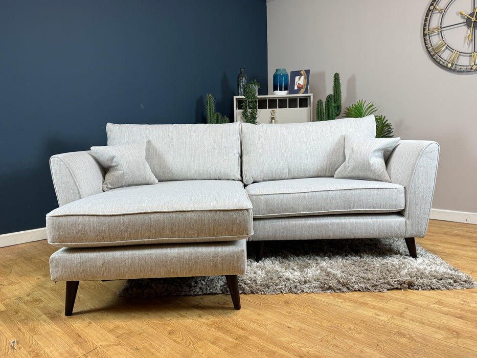 Keswick Fabric 4 Seater Chaise Split - Capital Ecru (WA2)