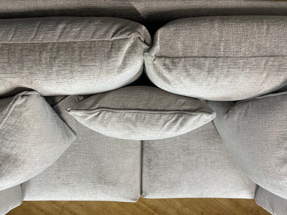 Westwood Fabric 3 Seater - Teddy Chenille silver ( WA2 )