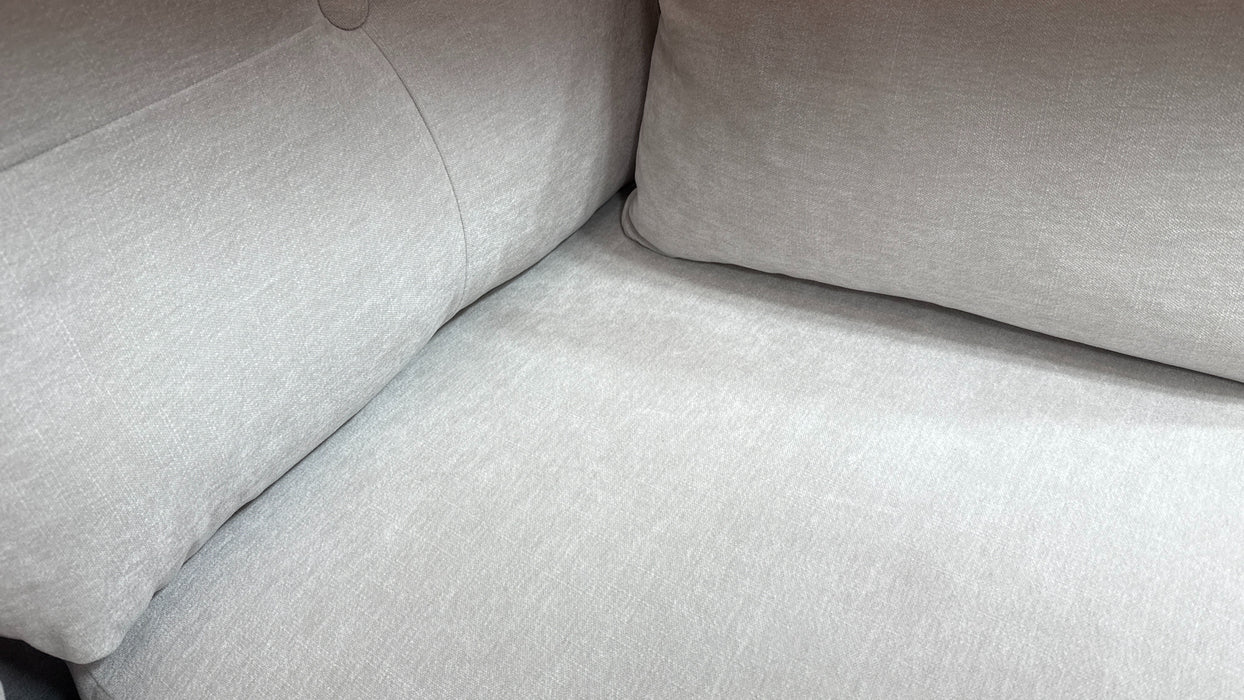 Sofology Remy Fabric 2 Seater in Soft Chenille Natural